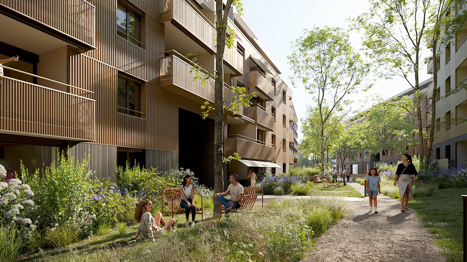 Immeuble Quartier La Suettaz Nyon projet immobilier avenir à Nyon Projet écologique et durable